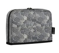 Ttgoth Standing Pencil Case Cobblestone Path Large Capacity Pencil Pouch Foldable Pen Bag Portable Stationery Storage Organizer for Desk School Office Supplies, 21 x 5 x 15 cm