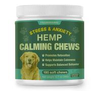 TTGUMMYAMAL Calming Chews for Dogs, 77 Chews(Yellow fig)