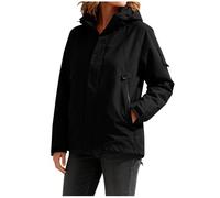 TTHVYE Waterproof Coat for Women Uk - Ladies Windbreaker Rain Jackets, Sun Protection, Adjustable Hood Raincoat, Windproof Breathable, Zipper Up Outerwear with 2 Zip Pockets, Hiking Cycling Travel
