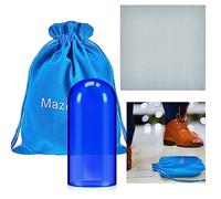 Tticai Dark Blue Glass Vessel Wedding Chuppah Breaking Glass with Drawstring Bag and Gray Fabric for Jewish Style Wedding Engagement Anniversary