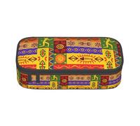 TTIGLHOH African National Patterns Large Capacity Pencil Case,Stylish Pen Bags Pencils Pouch Organizer for Office College School