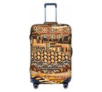 TTIGLHOH African Style Patchwork Printing Travel Ready Scratch Protection Excludes Suitcase Cover Prevents Luggage Mix Up