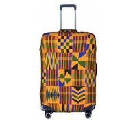 TTIGLHOH African Weaving Printing Travel Ready Scratch Protection Excludes Suitcase Cover Prevents Luggage Mix Up