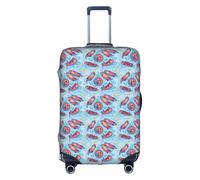 TTIGLHOH Animal Cute Brown Otters Printing Travel Ready Scratch Protection Excludes Suitcase Cover Prevents Luggage Mix Up