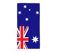 TTIGLHOH Australian Flag Stylish Printed Long Towel Quick Drying For Gym Camping Daily Use