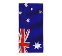 TTIGLHOH Australian Flag Stylish Printed Long Towel Quick Drying For Gym Camping Daily Use