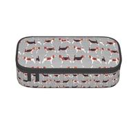 TTIGLHOH Beagle Patterns Large Capacity Pencil Case,Stylish Pen Bags Pencils Pouch Organizer for Office College School