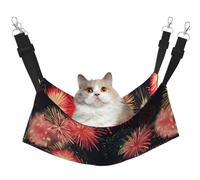 TTIGLHOH Beautiful Fireworks Pet Hammock Cats Ferret Hammock Soft Bed Suitable For Pet Guinea Pig Hamster Kitten