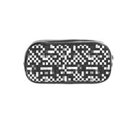 TTIGLHOH Black White Formula Checkered Pattern Printed Transparent Pen Case, Waterproof Cosmetic Organizer, Portable Carryall for Art Tools