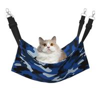 TTIGLHOH Blue Camo Pet Hammock Cats Ferret Hammock Soft Bed Suitable For Pet Guinea Pig Hamster Kitten