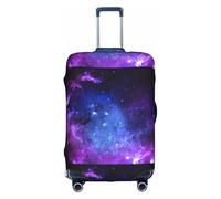TTIGLHOH Blue Galaxy Printing Travel Ready Scratch Protection Excludes Suitcase Cover Prevents Luggage Mix Up