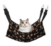TTIGLHOH Cute Brown Cartoon Owls Pet Hammock Cats Ferret Hammock Soft Bed Suitable For Pet Guinea Pig Hamster Kitten