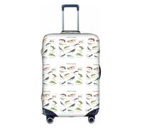 TTIGLHOH Different Types of Lizard Printing Travel Ready Scratch Protection Excludes Suitcase Cover Prevents Luggage Mix Up