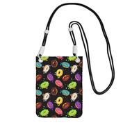 TTIGLHOH Donut Printing Travel Small Crossbody Bag Phone Purses With Shoulder Strap For Passport Smartphone Wallet
