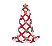 TTIGLHOH Florida State Flag Long Cape Outfit For Teenagers Cosplay Gear Masquerade Vampire Witch Halloween Party Costume