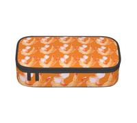 TTIGLHOH Glutton Shrimps Large Capacity Pencil Case,Stylish Pen Bags Pencils Pouch Organizer for Office College School