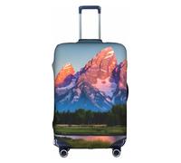 TTIGLHOH Grand Teton National Park Printing Travel Ready Scratch Protection Excludes Suitcase Cover Prevents Luggage Mix Up