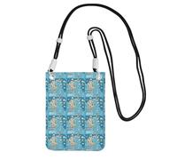 TTIGLHOH Greece Map Printing Travel Small Crossbody Bag Phone Purses With Shoulder Strap For Passport Smartphone Wallet