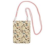 TTIGLHOH Hairy Ferret Printing Travel Small Crossbody Bag Phone Purses With Shoulder Strap For Passport Smartphone Wallet