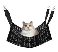 TTIGLHOH Halloween Posable Skeleton Skull Pet Hammock Cats Ferret Hammock Soft Bed Suitable For Pet Guinea Pig Hamster Kitten