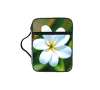 TTIGLHOH Hawaii Flower 1 Printed Bible Storage Bag, Water Resistant Oxford Cloth Carrier, Church Study Organizer Case