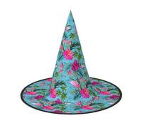 TTIGLHOH Hello Hawaii Printing 1 Pieces Halloween Witch Hat Carnivals Lightweight Foldable Ideal For Cosplay