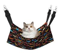 TTIGLHOH I Love My Dog Dachshunds Pet Hammock Cats Ferret Hammock Soft Bed Suitable For Pet Guinea Pig Hamster Kitten