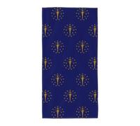 TTIGLHOH Indiana State Flag Stylish Printed Long Towel Quick Drying For Gym Camping Daily Use