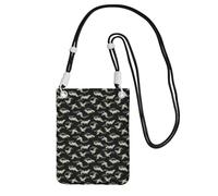 TTIGLHOH Japanese Crane & Pine Printing Travel Small Crossbody Bag Phone Purses With Shoulder Strap For Passport Smartphone Wallet