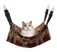 TTIGLHOH Lodge Bear Deer Fish Pet Hammock Cats Ferret Hammock Soft Bed Suitable For Pet Guinea Pig Hamster Kitten