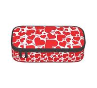 TTIGLHOH Love Heart Large Capacity Pencil Case,Stylish Pen Bags Pencils Pouch Organizer for Office College School