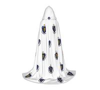 TTIGLHOH Massachusetts State Flag Long Cape Outfit For Teenagers Cosplay Gear Masquerade Vampire Witch Halloween Party Costume