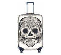 TTIGLHOH Mexican Skull Printing Travel Ready Scratch Protection Excludes Suitcase Cover Prevents Luggage Mix Up
