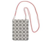 TTIGLHOH Mexican Skull Printing Travel Small Crossbody Bag Phone Purses With Shoulder Strap For Passport Smartphone Wallet