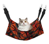 TTIGLHOH Monarch Butterflies. Pet Hammock Cats Ferret Hammock Soft Bed Suitable For Pet Guinea Pig Hamster Kitten