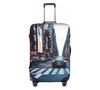 TTIGLHOH New York City Printing Travel Ready Scratch Protection Excludes Suitcase Cover Prevents Luggage Mix Up