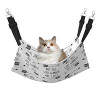 TTIGLHOH Not All Who Wander Are Lost Pet Hammock Cats Ferret Hammock Soft Bed Suitable For Pet Guinea Pig Hamster Kitten