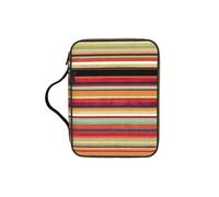TTIGLHOH Rainbow. Printed Bible Storage Bag, Water Resistant Oxford Cloth Carrier, Church Study Organizer Case