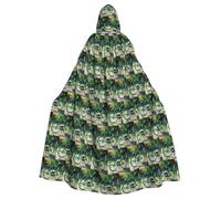 TTIGLHOH Retro Bicycle Printing Large Hooded Cloak Adult Halloween Hooded 57.8 Inches Long Ideal For Wizard Robe