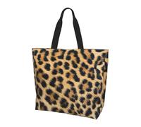 TTIGLHOH Rough Leopard Print Printed Women'S Tote Bag, Reusable Shoulder Bag, Large Handbags For Work, School, Shopping, And Outdoor Activities