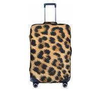 TTIGLHOH Rough Leopard Print Printing Travel Ready Scratch Protection Excludes Suitcase Cover Prevents Luggage Mix Up