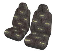 TTIGLHOH School Math Car Seat Covers Suv Truck Seat Cushion Protector Cover With 2 Seats