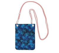 TTIGLHOH Sea Turtle-Blue Printing Travel Small Crossbody Bag Phone Purses With Shoulder Strap For Passport Smartphone Wallet