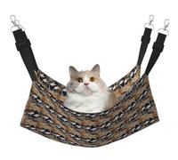 TTIGLHOH Two Japanese Cranes Flying Traditional Painting Pet Hammock Cats Ferret Hammock Soft Bed Suitable For Pet Guinea Pig Hamster Kitten