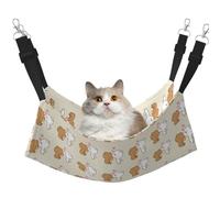 TTIGLHOH White Bear Brown Bear Pet Hammock Cats Ferret Hammock Soft Bed Suitable For Pet Guinea Pig Hamster Kitten
