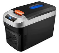 TTiiLoe 22L/23Qt Mini Fridge Freezer Black Portable Refrigerator DC 12V/AC 220V Electric Cooler Box & Warmer Case for Camper, Vehicle, Car, Truck, RV, Boat, SUV, Van, Road Trips (Black-22L-B)