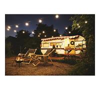 Ttincceer 8x4ft Camping Backdrop Outdoor Forests Night Camping Photography Background 3D Lounger Campfire Scenery Background Photo Booth Prop