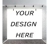 Ttincceer Customized Backdrop for What You Want (Pattern and Size), Customized Birthday Wedding Party Photography Backdrop, Customizable Kids Adult Studio Portrait Photo Banner 10x8ft
