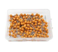 Ttiy Map Push Pins Round Head Map Tacks 4 * 15MM Decorative Drawing Pins Plastic Thumb Tacks for Cork Board Picture Hanging for Home Office Supplies 500PCS Orange