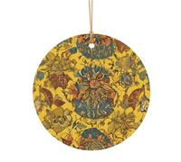 Ttkjshmgc african weaving -Print Round Aluminum Pendants Bulk Custom Christmas Aluminum Ornaments For Diy Multi-Size Decorative Tags For Events Crafting. 10cm